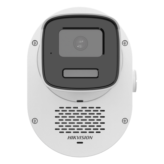 Bala IP 4 Megapixel / ColorVu 3.0 + SoundMax / Lente 4 mm / Dual Light 50 mts (164 ft) IR + Luz Blanca / Bocina + Micrófono Integrados / Luz
