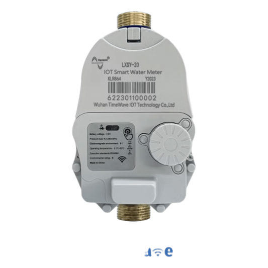 Medidor de Agua Mecánico LoRaWAN IoT de 1 Pulgada / Smart Metering y Telemetría para BMS / Válvula de Corte de Flujo / Batería Litio de Larga