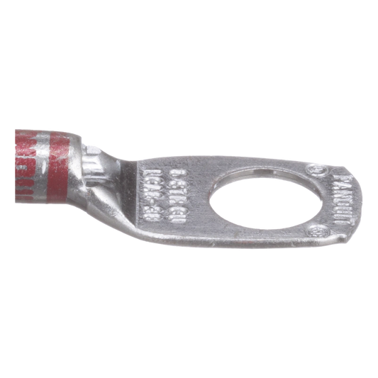 Zapata de compresión LCA8-38-L, para cal. 8 Awg, Barreno para tornillo prisionero de 3/8, 1 Pz