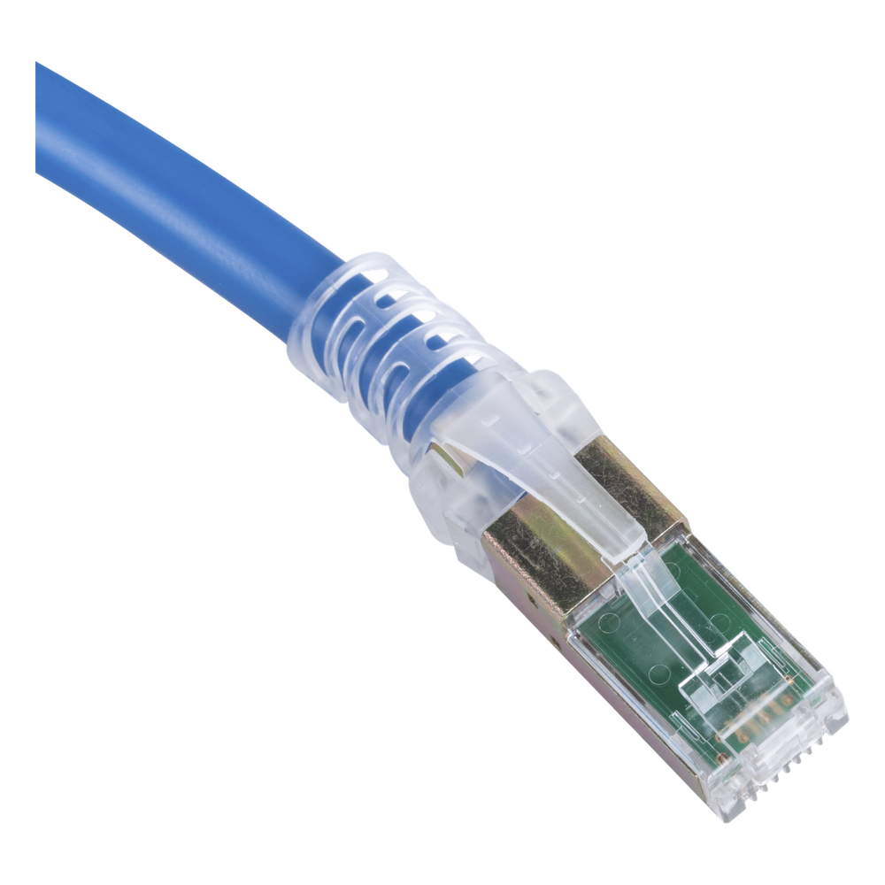 Patch Cord Z-MAX Cat6A UTP, CM, 2.13 Metros (7 Pies), Color Azul, Versión Bulk (Sin Empaque Individual)