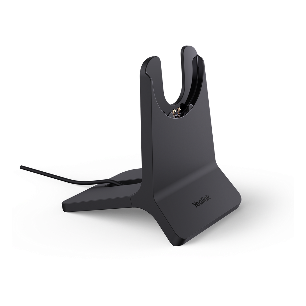 Auriculares mono Yealink BH70 edición MS con base de carga / Bluetooth 5.3 con adaptador USB C&A / 35 horas de conversación / Cancelación de ruido