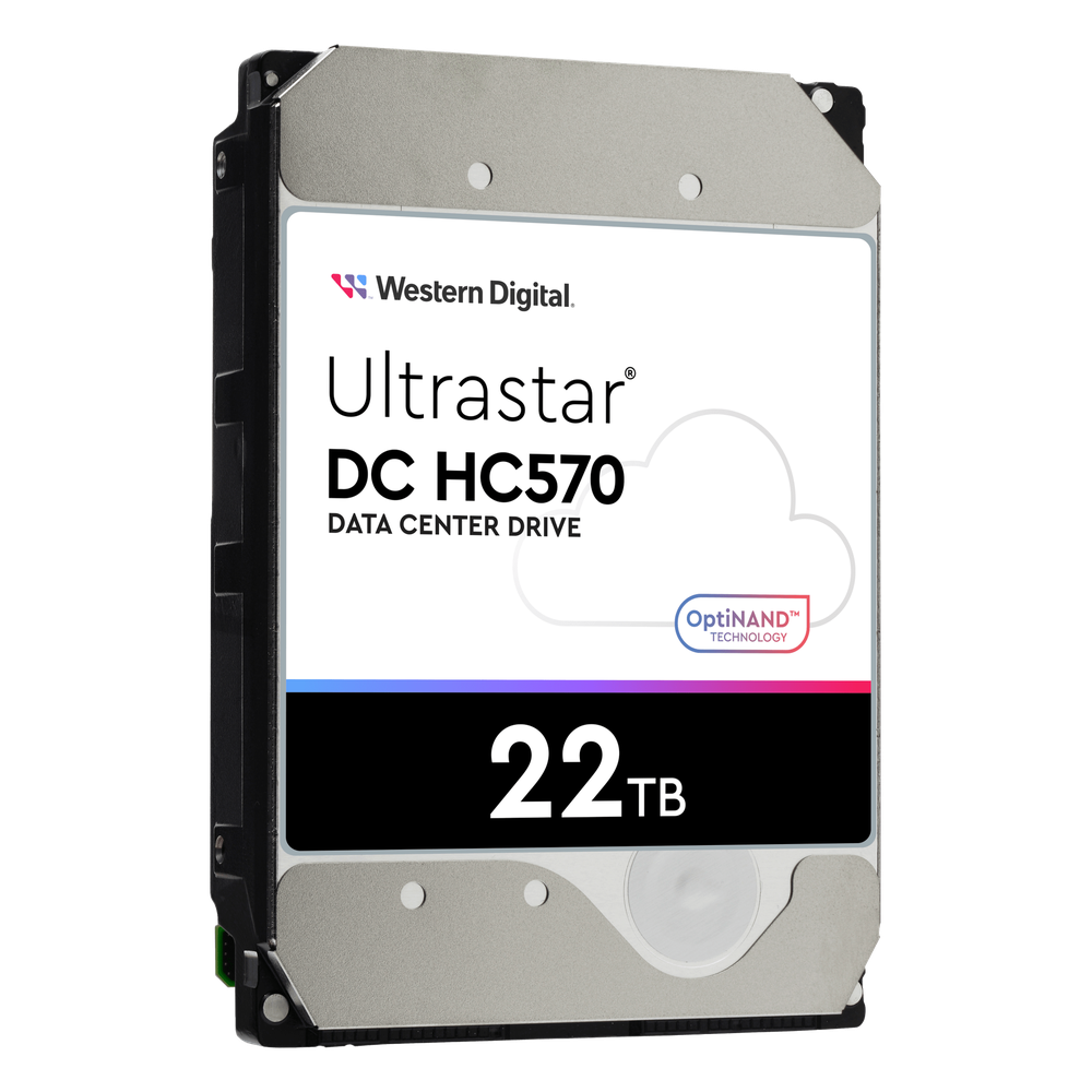 Disco Duro Data Center Ultrastar / 22 TB / 7200 RPM / 6 Gb/s SATA - 12 Gb/s SAS / HelioSeal con Helio / OptiNAND con Flash iNAND / ArmorCache / 2.5M