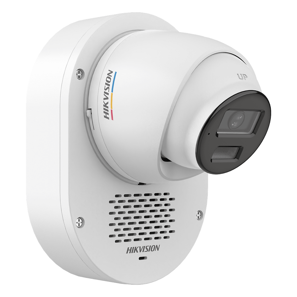 Cámara Turret TURBOHD 2 Megapixel (1080p) / Imagen a Color 24/7 con Apertura F1.0 / Audio Bidireccional y Sirena / Luz Blanca e IR 40 m (131.2 ft)