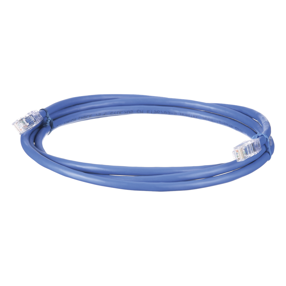 Cable de Parcheo UTP, Cat6A, 24 AWG, CM, Color Azul, 2.13 Metros (7 Pies)