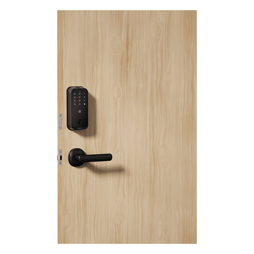 Cerradura Inteligente con Huella Digital LNDU HK01W / WiFi Integrado / Compatible Apple HomeKit / Teclado Táctil / 8 Baterías AA / Escaneo