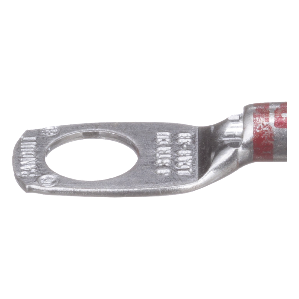 Zapata de compresión LCA8-38-L, para cal. 8 Awg, Barreno para tornillo prisionero de 3/8, 1 Pz