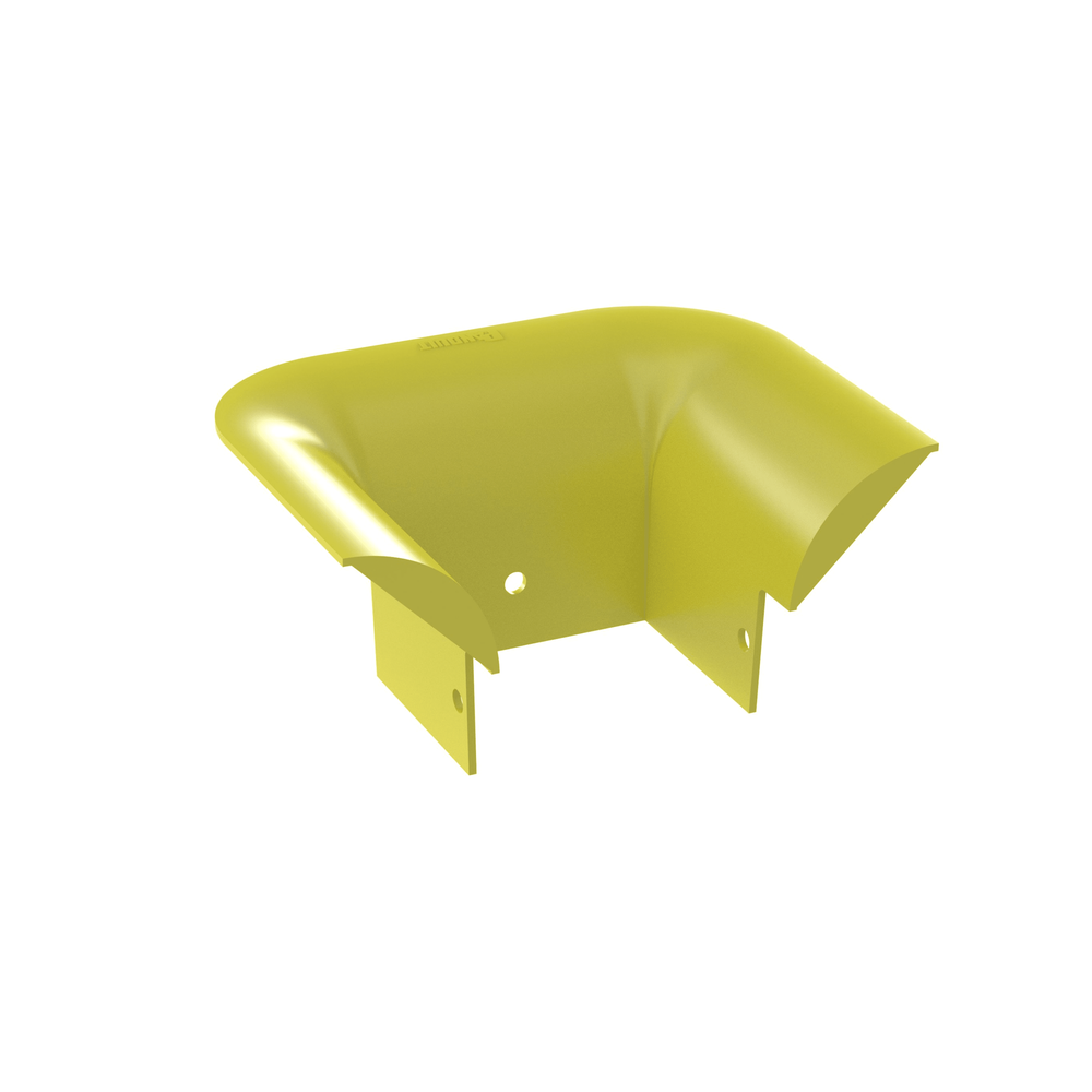 Accesorio de Control de Radio de Curvatura, Para Bajadas de Cable con Canaletas FiberRunner 4x4, Color Amarillo