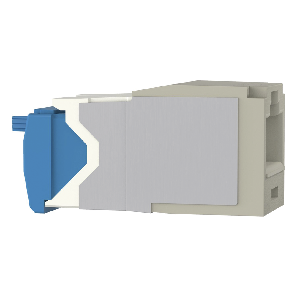 Conector Jack RJ45 Estilo TG, Mini-Com, Categoría 6A, de 8 Posiciones y 8 Cables, Color Gris