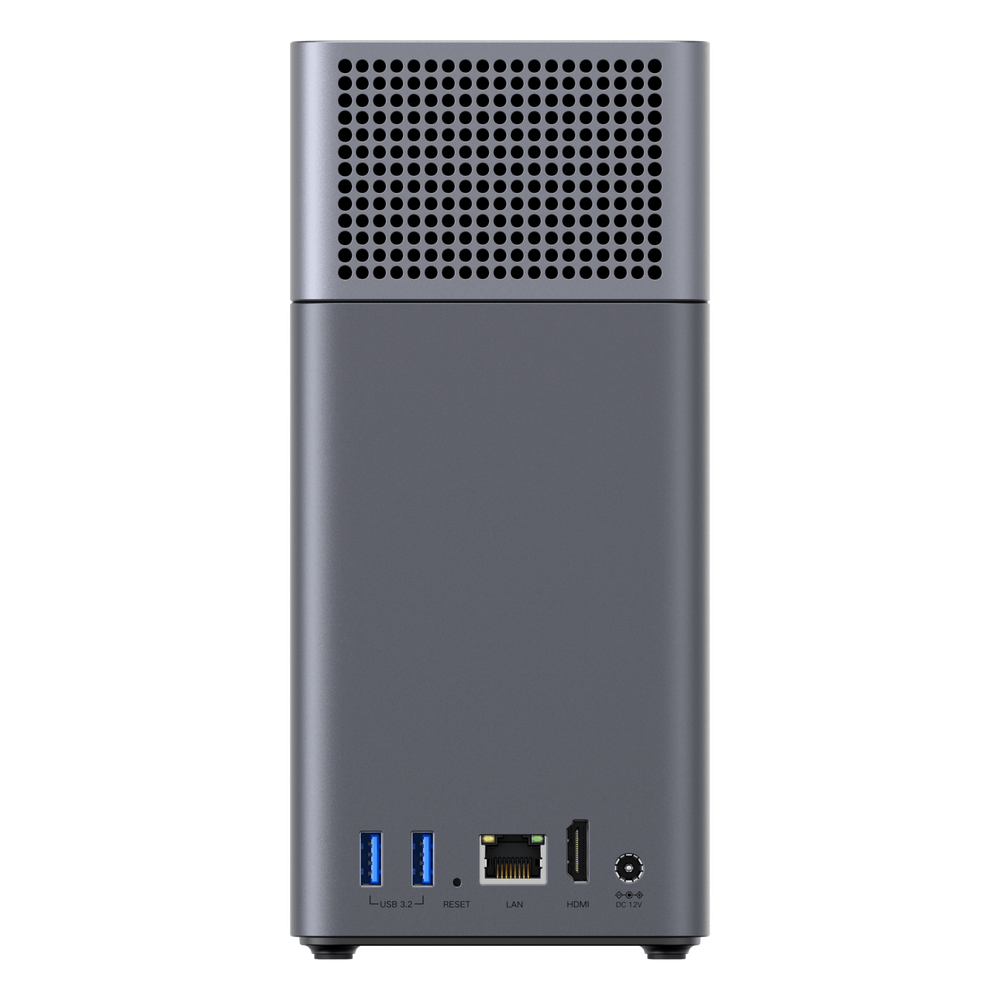 NAS UGREEN NASync DH2300 / Procesador RK3576 / 4GB / 32GB eMMC / 2 Bahías SATA / JBOD-Basic-RAID 0-RAID 1 / Puerto HDMI 4K / 1 GbE / USB 3.2 Gen 1