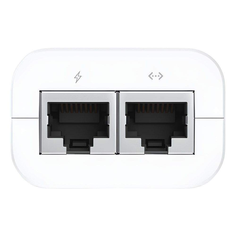 Adaptador PoE+ / U-PoE+ / 48V DC @ 0.65A/ hasta 30W / Gigabit LAN / Protecciones de Sobretensión