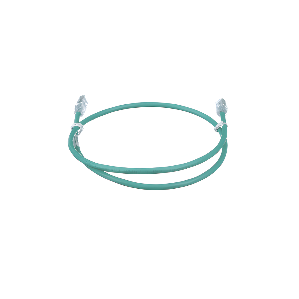 Cable de Parcheo TX6, UTP Cat6, 24 AWG, CM, Color Verde, 9.14 Metros (30 Pies)
