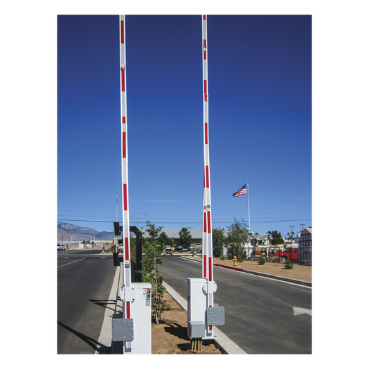 Barrera Vehicular / Opción de Mástil de hasta 8 Metros / Motor 1HP / 115v Uso Continuo Intensivo / 5 Años de Garantía