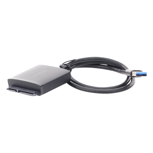 Adaptador USB 3.0 a SATA III | Compatible con Disco Duro HDD y SSD de 2.5" y 3.5" de hasta 12 TB | Velocidad USB 3.0 de hasta 5 Gbps | Alta Velocidad