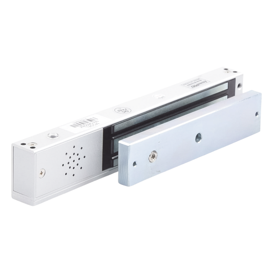 Chapa magnética 600Lb con Buzzer de alarma de puerta mantenida abierta / LED indicador de estado / Sensor de estado de placa/ Libre de Magnetismo