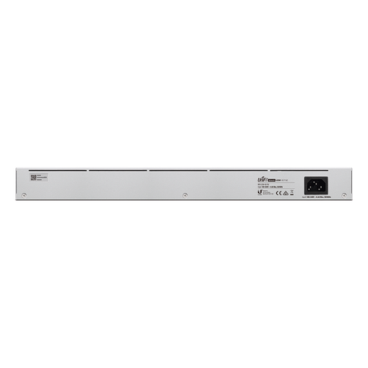 UniFi Switch USW-48-POE, Capa 2 de 48 puertos (32 puertos PoE 802.3af/at + 16 puertos Gigabit) + 4 puertos 1G SFP, 195W, pantalla informativa
