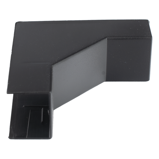 Esquinero Interior Color Negro de PVC Auto Axtinguible, Para Canaleta TMK-1720-N-CC (5220-02003)