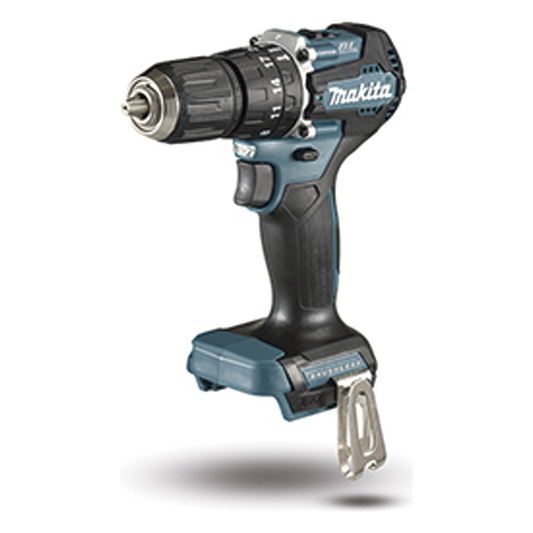 Rotomartillo/Taladro Inalámbrico SIN CARBONES, Broquero de 1/2", 1,700 RPM, 18V, Torque: 42 N.m C/2 Bat. (1.5Ah) y Cargador.