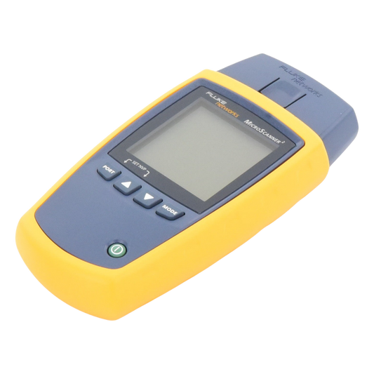 Verificador de Red MicroScanner2, para Comprobación de Redes de Voz, Datos y Video, con Pantalla LCD Retroiluminada