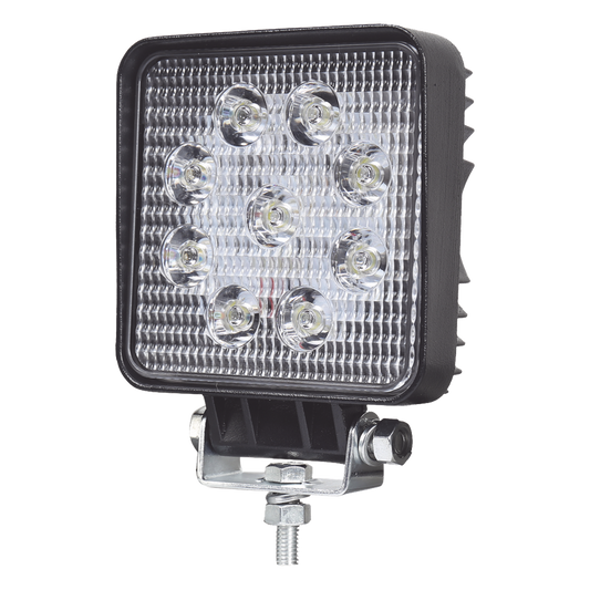 Luz de trabajo de 9 LED , 2300 Lúmenes, 27 Watts, 10-30 Vcc, IP67