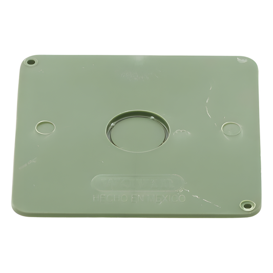 Tapa para Caja Cuadrada de 1/2" para instalaciones con tubería PVC Conduit pesado.