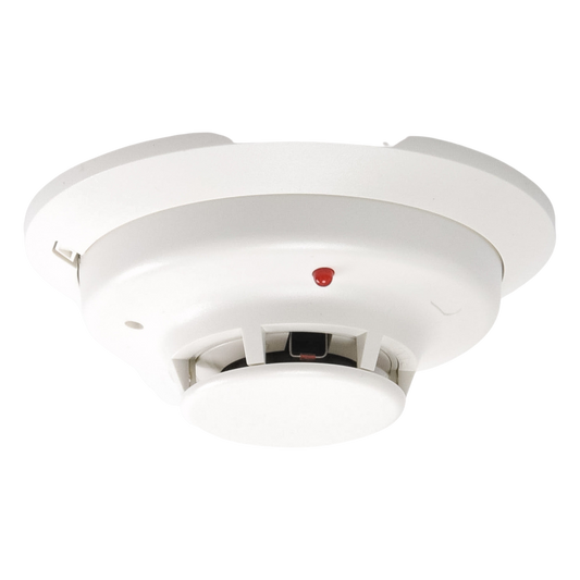 Detector fotoeléctrico de humo de 4 hilos con sensor térmico fijo a 57 grados C para paneles de incendio