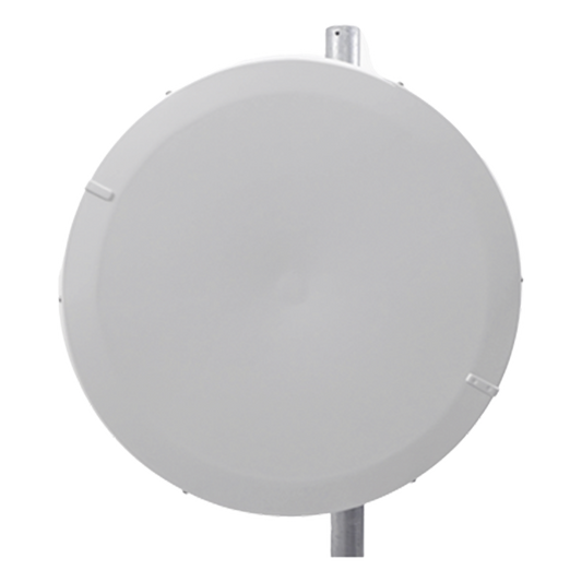 Antena Direccional de Alto Rendimiento/ Parábola profunda para mayor aislamiento al ruido / 29 dBi / 4.9 - 6.4 GHz / Conector de guía de onda para