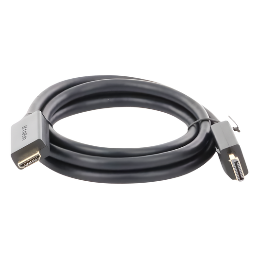 Cable DP Macho a HDMI Macho / Longitud 1.50 Metros (4.92 Pies) / Soporta 4K@30Hz / Soporta 3D / Cobre EstaÑado 28AWG / Blindaje Interno MÚltiple