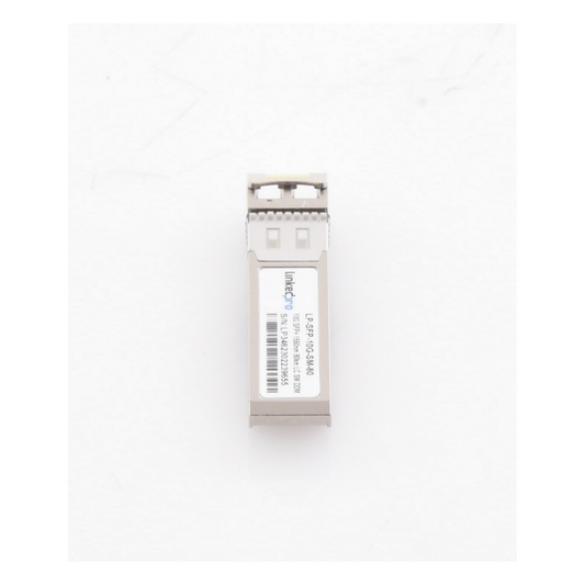 Transceptor Óptico SFP+ (Mini-Gbic) / Monomodo 1550 nm / 10 Gbps / 10GBASE-ZR / Conectores LC/UPC Dúplex / DDM / Hasta 80 km