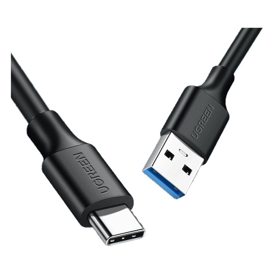 Cable USB-A a USB-C | 1 Metro | Carga y Sincronización de Datos | Carga Rápida 60W | Datos 5 Gbps | QC 3.0/2.0 | FPC | AFC | Protección Integrada |