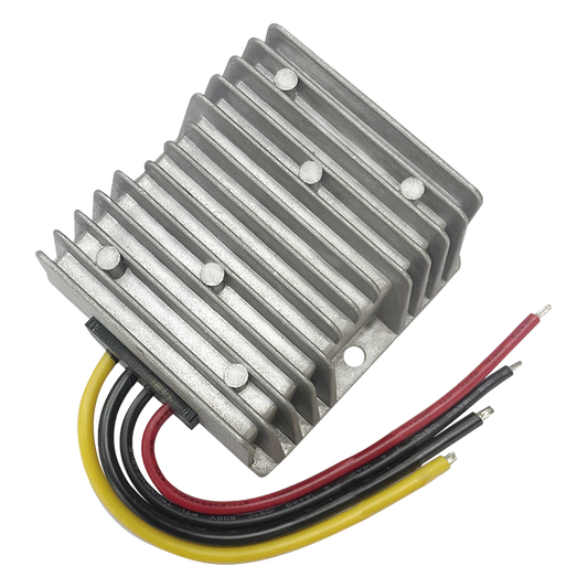 Convertidor DC-DC / 12V a 24V / 240W / 10A / Eficiencia 93% / IPX7 / Protecciones Múltiples / Industrial