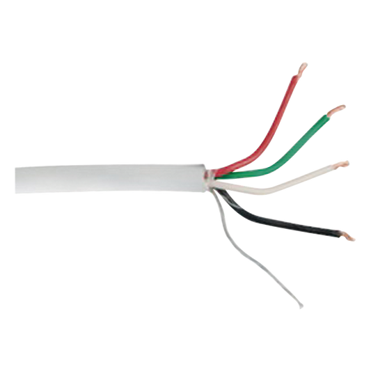 Bobina de 305 m (1000 ft) / Cable para Alarma 4x18 AWG / Blindado / Riser / Gris