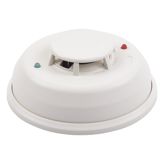 Detector Fotoelectrico de Humo de 4 Hilos con Relevador y Sensor de Temperatura, Serie i3