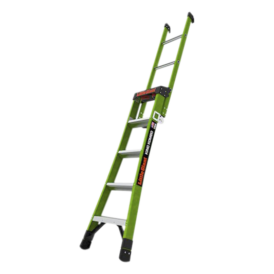 Escalera de Tijera 3 en 1 de 1.5 Metros, Fibra de Vidrio (SKU13905-001). Hecha en E.U.A. (Versión 2.0)