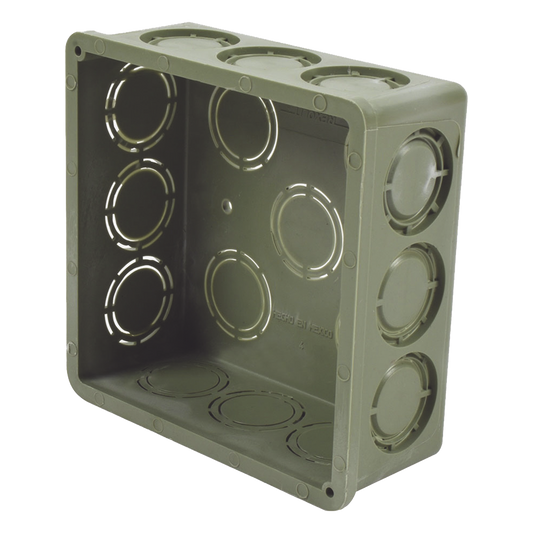 Caja Cuadrada de 1/2" - 3/4" para PVC Conduti Pesado.
