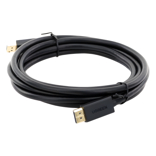 Cable DisplayPort 1.2 Macho a Macho | Longitud 3 Metros (9.84 Pies) | Versión DP1.2 | Soporta 4K@60Hz; 2K@144Hz | Soporta 3D | Color Profundo de 8 y