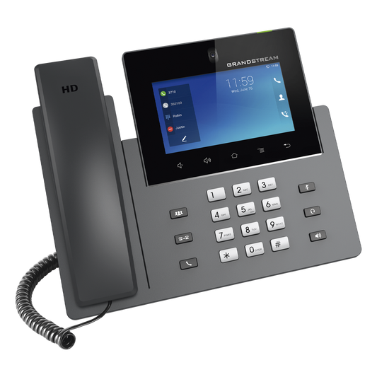Videoteléfono IP GXV3450 para Android / Pantalla Táctil Capacitiva de 5 Pulgadas 1280 x 720 / Cámara CMOS de 2 Megapíxeles / Wi-Fi 5 y Bluetooth 5.0