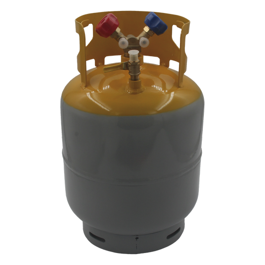 Cilindro/Tanque portátil 30 Libras / para contenido de refrigerante / Aires Acondicionados / Refrigeración / Climatización Automotriz.