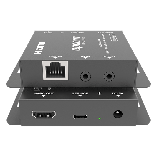 Extensor Audio HDMI eARC | 50 Metros | CAT5e/6 | Soporte Dolby Atmos DTS-HD | IR Bidireccional | CEC Passthrough | Carcasa Metálica