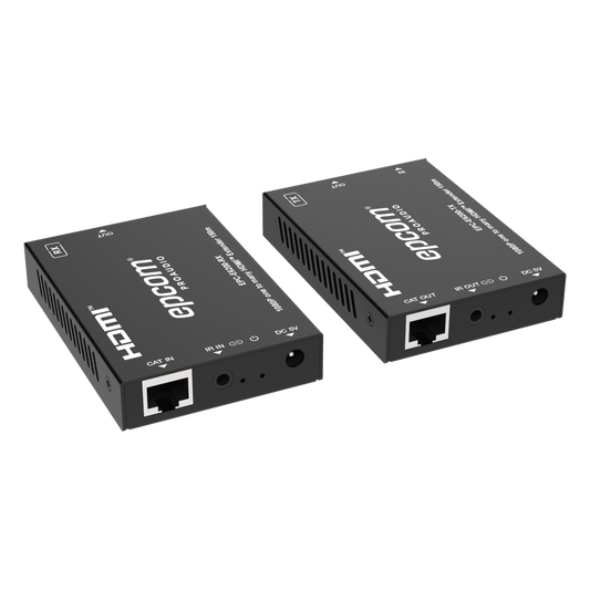 Extensor HDMI™ Sobre IP | Codificador Y Decodificador | 150m Por Cable CAT6 | Compatible Con Red Gigabit | Video Full HD | Compresión EZCast |