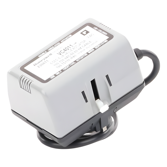 Actuador on/off para válvulas de 2 y 3 vías serie VC, 120 VCA, cierre hermético de 60 psi
