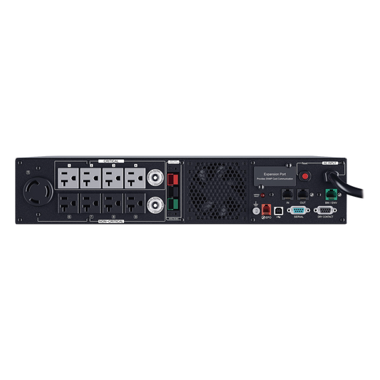 UPS de 3000 VA/3000 W, Topología Línea Interactiva, Entrada 120 Vca NEMA L5-30P, Onda Senoidal Pura, Torre o Rack de 2 UR, Con 8 Tomas 5-20R y 1