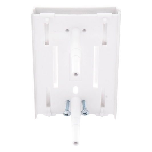 Soporte y tapa universal color blanco de PVC auto extinguible, para canaleta TEK100 (5595-10001)