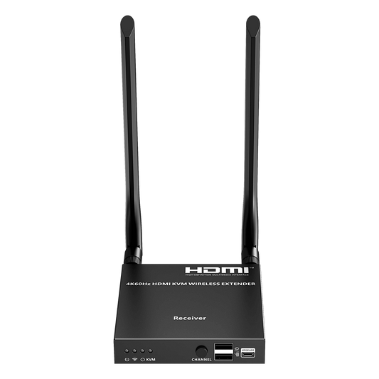 Extensor Inalámbrico | 4K@60Hz | Transmisión hasta 50m | Solo Rx | Transferencia IR | Emparejamiento SSID | Compatible TT699KVMV2.0
