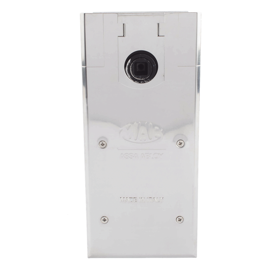 Bisagra de piso, / Cierrapuertas DC450 / Para Puertas de Doble Acción hasta 120 kg / Ángulo de Apertura 130° / Ajuste de Velocidad de Cierre y Latch