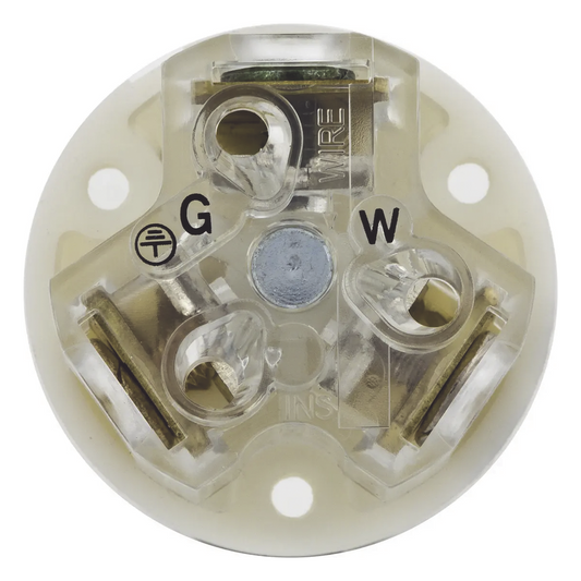 Clavija Negra 15 A 125 V CA 2 Polos 3 Hilos (NEMA 5-15P).