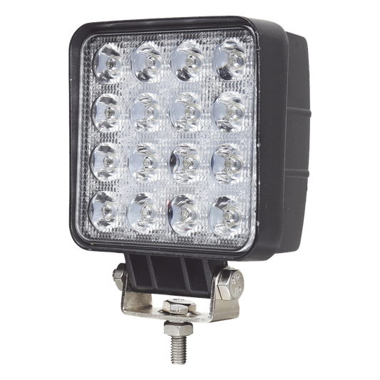 Luz de trabajo de 16 LED, 4000 Lumenes, 48 Watts, 10-30 Vcc, IP67