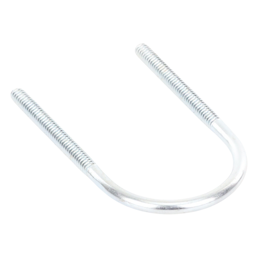 Abrazadera tipo U de 1 1/4", con acabado Electro Zinc, no incluye tuercas y arandelas