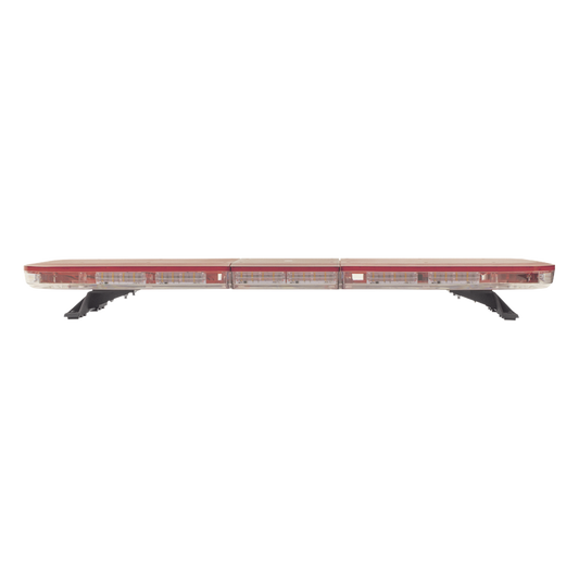 Barra de luces LED de 47", 124 LED, con control de tráfico en color ámbar, dual color rojo/claro, ideal para equipar ambulancias y unidades de