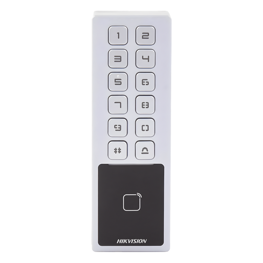 Teclado Exterior Antivandálico IP65 & IK08 / Administrable en la Nube / Alta y Baja de Passwords Remotamente con Horarios / Acceso por PIN o Tarjeta