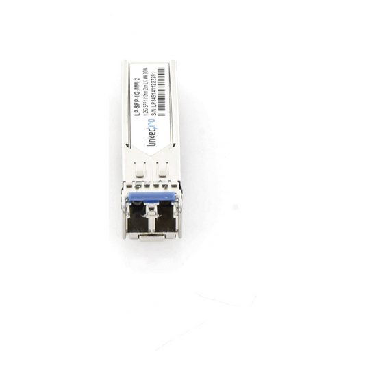 Transceptor Óptico SFP (Mini-Gbic) / Multimodo 1310 nm / 1.25 Gbps / 1000BASE-SX / Conectores LC/UPC Dúplex / DDM / Hasta 2 km